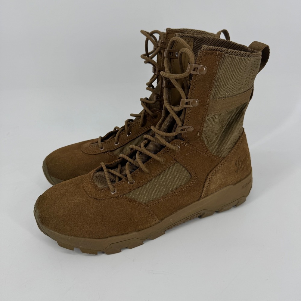 Danner Sonic 8 Coyote Hot Mens 10.5 EE Tactical Military Boots 54430 Brown